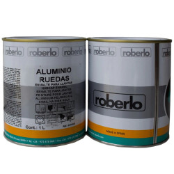 ROBERLO Aluminio ruedas Фарба з металевим алюмінієвим блиском для дисків 1л ROBERLO Aluminio ruedas Фарба з металевим алюмінієвим блиском для дисків 1л
