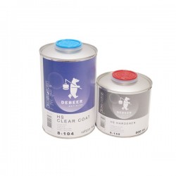 Debeer Лак безбарвний HS 8-104  1 л + затверджувач 8-105 0,5 л