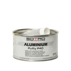 SOTRO Шпатлевка с алюминиевой пудрой P40 Aluminium 0,6кг T014005
