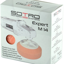 SOTRO ГУБКА ПОЛІРУВАЛЬНА M14 / D150 / H50 Помаранчева УНІВЕРСАЛЬНА T091403