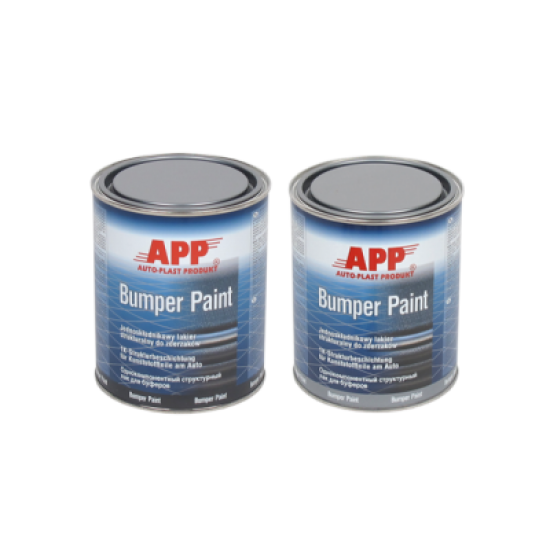 APP ФАРБКА СТРУКТУРНА ДЛЯ БАМПЕРІВ 1КОМП. APPBUMPER PAINT чорна 1л 020801 заказать в Киеве