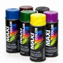 MAXI COLOR Краска универсальная серая 	Ral 7001	400 мл