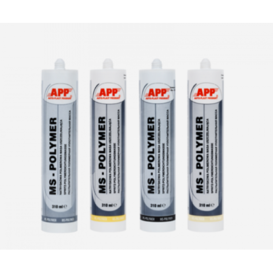 APP Герметик розпилюваний (жовтий) APP MS POLIMER PU-50 310мл 040404